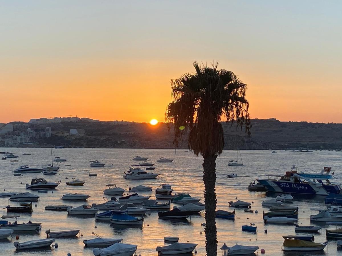 Bugibba Sunrise View Modern Apartment San Pawl il-Baħar Kültér fotó